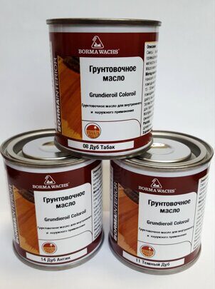 Пробник Масло-грунт для паркета Grundierol 125мл.