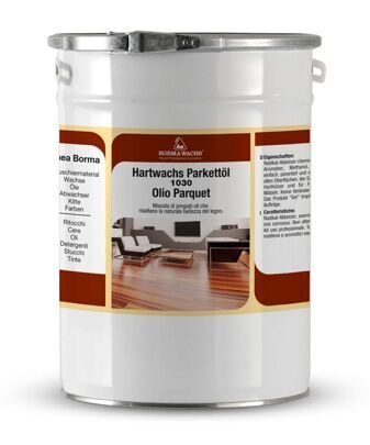 Масло паркетное белое усиленное твердое HARD WAX COLOR OIL 1л.)